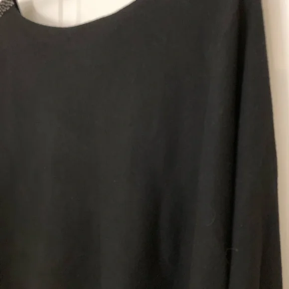 Gorgeous Warm Sparkling Size 3X Rhinestone Sweater TOP Flattering Long-Sleeves! - Picture 7 of 7